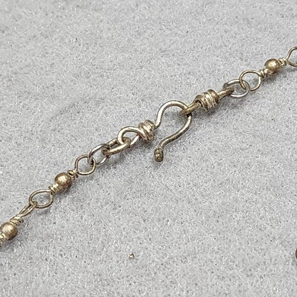 Red & Green Handblown Glass Hot Cayenne Chili Peppers Necklace & Earring Set Vtg - Picture 6 of 8